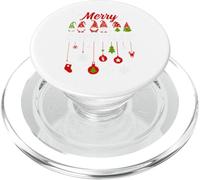 Drôle de Lutin de Noël T-Shirt Joyeux Noël PopSockets PopGrip pour MagSafe