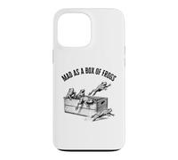 Drôle de Mad as a Box of Frogs Vintage Gravure Style Coque pour iPhone 13 Pro Max