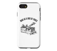 Drôle de Mad as a Box of Frogs Vintage Gravure Style Coque pour iPhone SE (2020) / 7/8