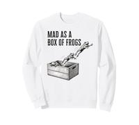 Drôle de Mad as a Box of Frogs Vintage Gravure Style Sweatshirt