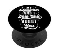 Drôle de Maman, Papa, Fille et Je dis des conneries sur toi PopSockets PopGrip Adhésif