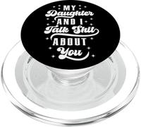 Drôle de Maman, Papa, Fille et Je dis des conneries sur toi PopSockets PopGrip pour MagSafe