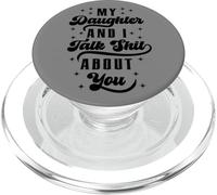 Drôle de Maman, Papa, Fille et Je dis des conneries sur toi PopSockets PopGrip pour MagSafe