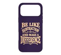 Drôle de Math Teacher Be Like Subtraction Difference Coque pour iPhone 17 Pro Max