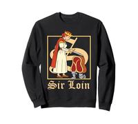 Drôle de Mème Chevalier Médiéval Sir Loin Sirloin Pun Sweatshirt
