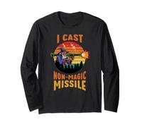 Drôle de mème de Sorcier Je Lance des Missiles Non Magiques Manche Longue