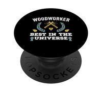 Drôle de Menuisier Best in The Universe Menuisier Travail du Bois PopSockets PopGrip Adhésif