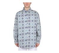 Drole de Monsieur - La Chemise Faïence - Homme - Chemises - Bleu - Taille: S