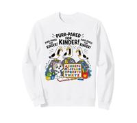 Drôle de Mouette et de Chat ronronnent pour la rentrée des Classes Sweatshirt