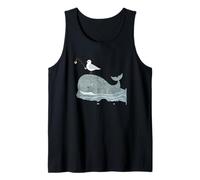 Drôle de Mouette sur la Baleine - Art de l'océan Nordique Débardeur