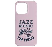 Drôle de Musique Jazz et dégustation de vin Amateurs de Bar Coque pour iPhone 14 Pro Max