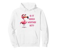 Drôle de Neige d'hiver est-il Encore Temps à la Plage ? Sweat à Capuche