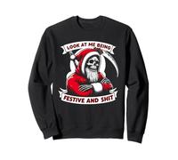 Drôle de Noël Look at Me Being All Festive Grim Reaper Sweatshirt