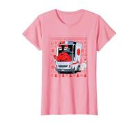 Drôle de Noël Moche et ambulancier en Forme de Crabe | Joyeux Noël d'urgence T-Shirt, Femme, Rose, XS