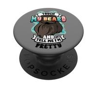 Drôle de Papa Barbu Touche ma Barbe Dis-Moi Que Je suis PopSockets PopGrip Adhésif