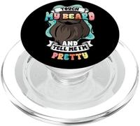 Drôle de Papa Barbu Touche ma Barbe Dis-Moi Que Je suis PopSockets PopGrip pour MagSafe