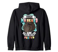 Drôle de Papa Barbu Touche ma Barbe Dis-Moi Que Je suis Sweat à Capuche
