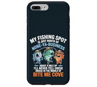 Drôle de pêche spot Bite Me Cove Pêche hilarante pêcheurs Coque pour iPhone 7 Plus/8 Plus