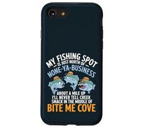 Drôle de pêche spot Bite Me Cove Pêche hilarante pêcheurs Coque pour iPhone SE (2020) / 7 / 8