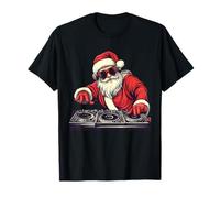 Drôle de Père Noël DJ Qui Laisse Tomber Les confitures de Vacances T-Shirt