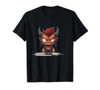 Drôle de petit mal avec des cornes pour les amateurs de diable et de démons T-Shirt