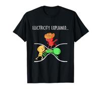 Drôle de Physique Professeur Électricité Expliquée Science Blague T-Shirt