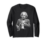 Drôle de Physique Scientifique Jouant du Saxophone mathématiques Nerd Science Humour Manche Longue