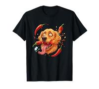 Drôle de Piment piquant Chien Langue Folle épicée T-Shirt