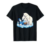 Drôle de Pingouin vendant de la Glace aux Ours Polaires T-Shirt