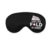 Drôle de poker je ne plie même pas ma lessive masque pour les yeux de sommeil couvre-yeux doux bloquant les lumières bandeau avec sangle réglable pour la sieste de voyage