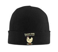 Drôle de Poulet Jeu Don’t Look at The Poulet Drôle Poulet Bonnet Chapeaux Imprimé Graphique Bonnet Chapeaux Chapeau Tricoté Tête Wrap Caps