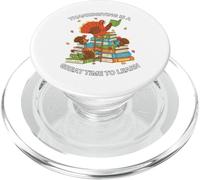 Drôle de Professeur de Dinde Thank Giving is a Great Time to Learn PopSockets PopGrip pour MagSafe