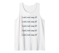 Drôle de Professeur ne dira Pas 67 Mème école Humour Six Débardeur