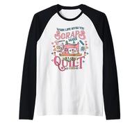 Drôle de Quilting Quand la Vie Donne des miettes Quilt Manche Raglan