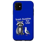 Drôle de Raccoon Pigeon Trash Buddies Bandits Graphic Coque pour iPhone 11