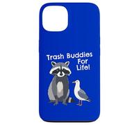 Drôle de Raccoon Pigeon Trash Buddies Bandits Graphic Coque pour iPhone 13