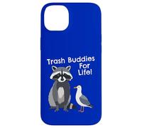 Drôle de Raccoon Pigeon Trash Buddies Bandits Graphic Coque pour iPhone 14 Plus