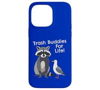 Drôle de Raccoon Pigeon Trash Buddies Bandits Graphic Coque pour iPhone 14 Pro Max