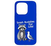 Drôle de Raccoon Pigeon Trash Buddies Bandits Graphic Coque pour iPhone 15 Pro