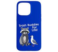 Drôle de Raccoon Pigeon Trash Buddies Bandits Graphic Coque pour iPhone 15 Pro Max
