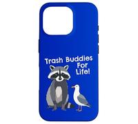 Drôle de Raccoon Pigeon Trash Buddies Bandits Graphic Coque pour iPhone 16 Pro