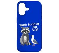 Drôle de Raccoon Pigeon Trash Buddies Bandits Graphic Coque pour iPhone 17