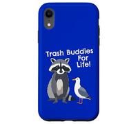 Drôle de Raccoon Pigeon Trash Buddies Bandits Graphic Coque pour iPhone XR