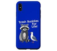 Drôle de Raccoon Pigeon Trash Buddies Bandits Graphic Coque pour iPhone XS Max