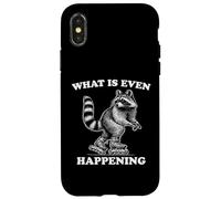 Drôle de Raton Laveur confus, Que se Passe-t-il même ? Coque pour iPhone X/XS