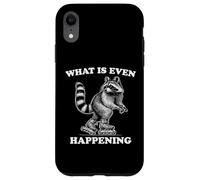 Drôle de Raton Laveur confus, Que se Passe-t-il même ? Coque pour iPhone XR