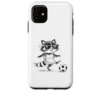 Drôle de Raton Laveur de Football avec Lunettes de Soleil Coque pour iPhone 11