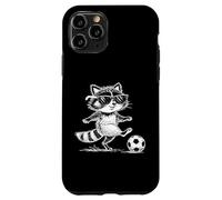 Drôle de Raton Laveur de Football avec Lunettes de Soleil Coque pour iPhone 11 Pro