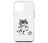 Drôle de Raton Laveur de Football avec Lunettes de Soleil Coque pour iPhone 12 Mini