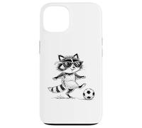Drôle de Raton Laveur de Football avec Lunettes de Soleil Coque pour iPhone 13